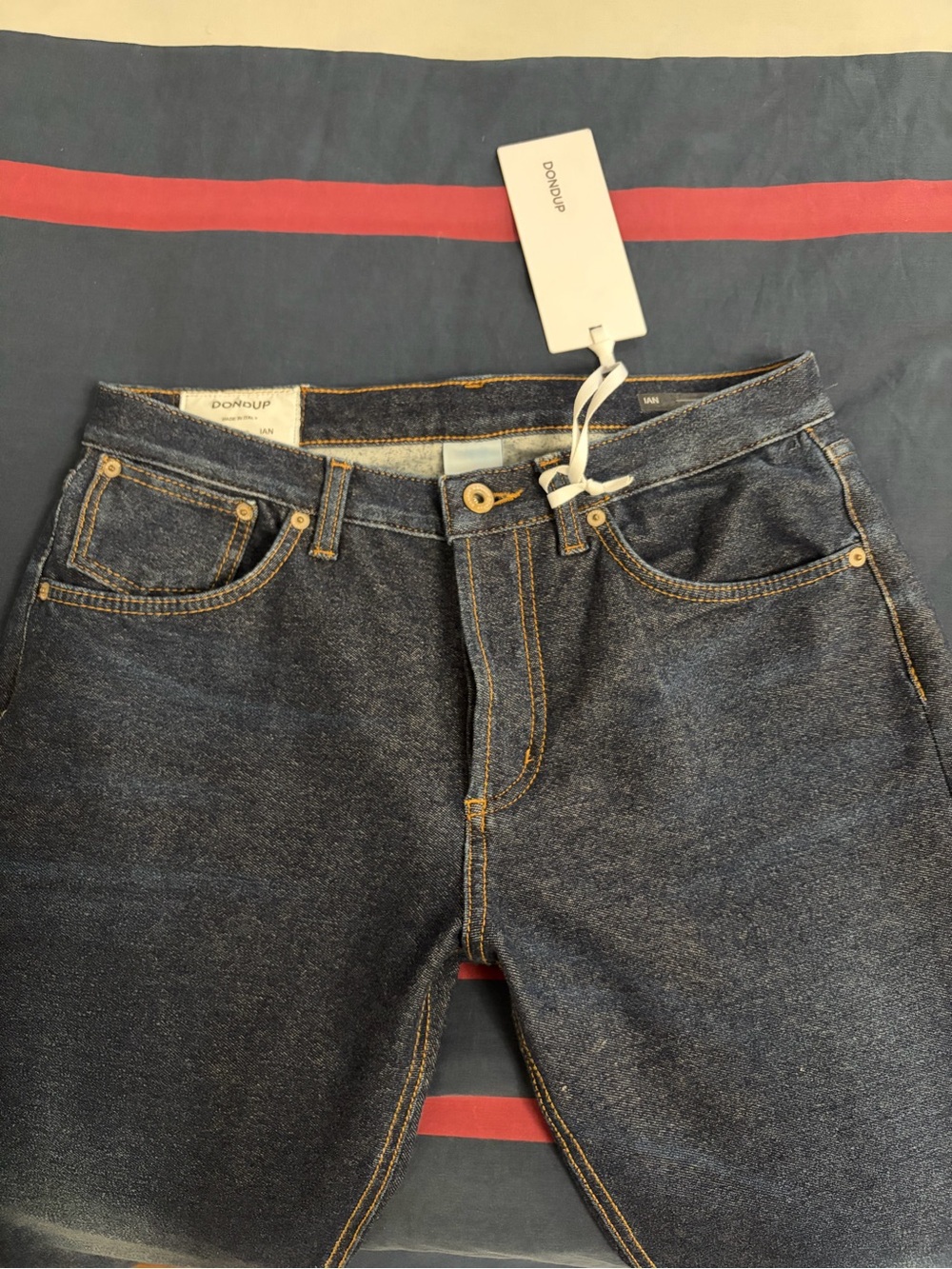 Dondup Indigo Blue Relaxed Denim Jeans 28 x 31 NWT soft and cozy. ITALY